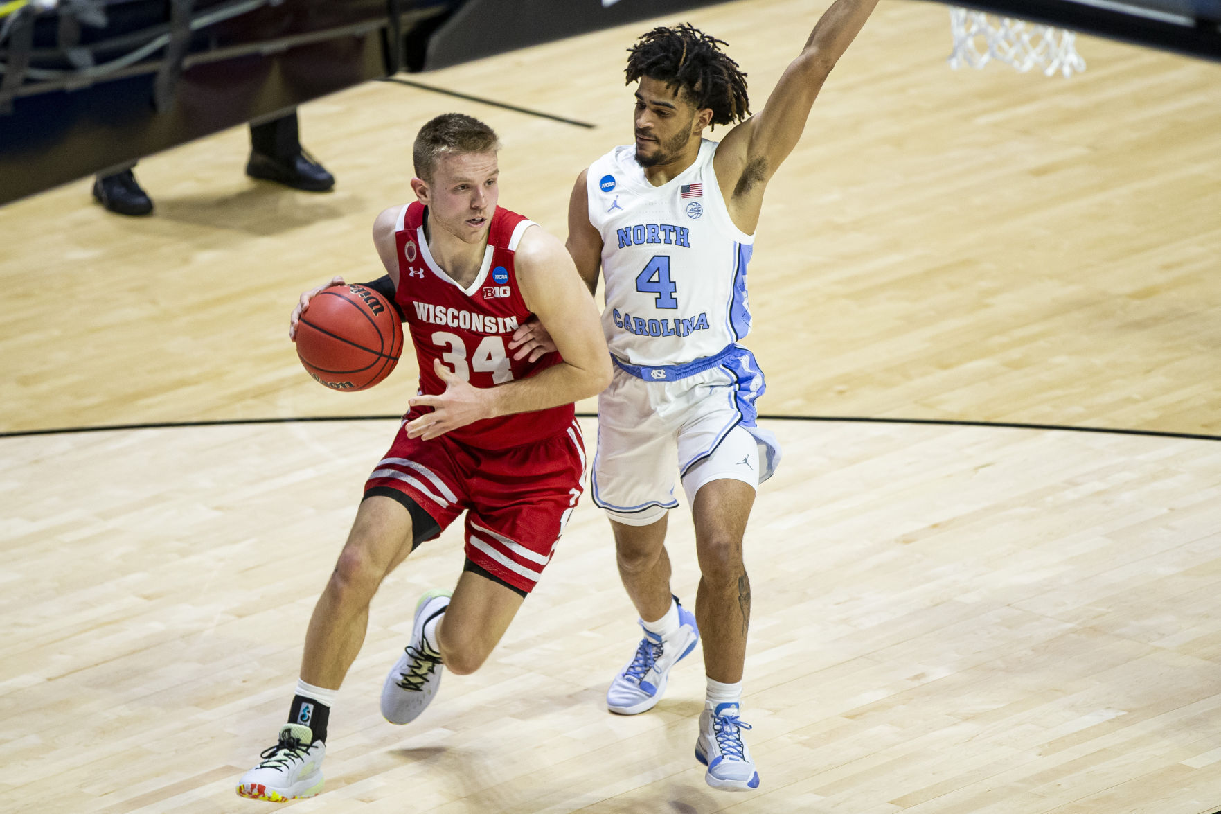 NCAA North Carolina Wisconsin Basketball